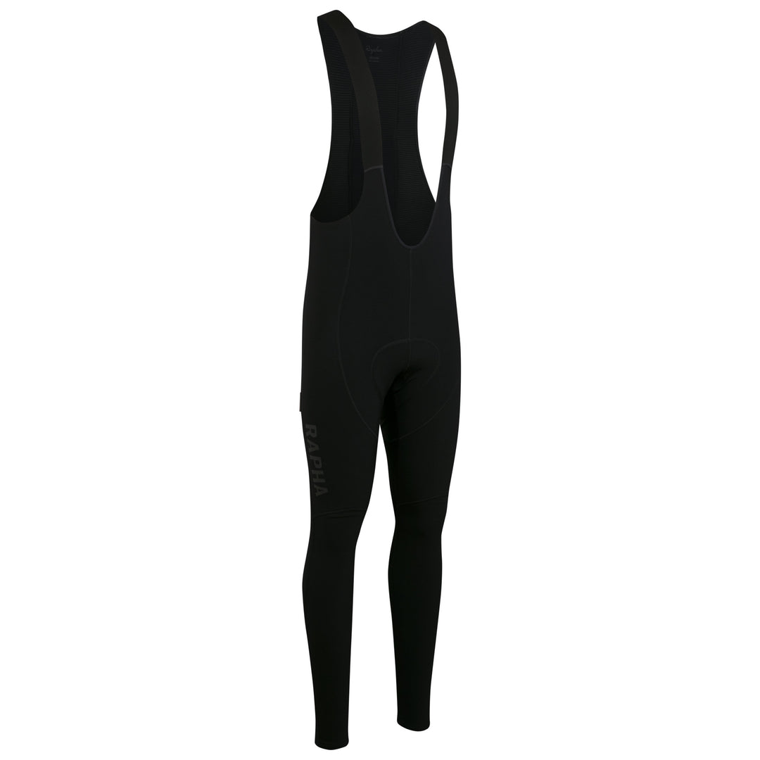 Rapha Men's Pro Team Winter Tights with Pad II (Black/Black) - Dragonspine Cycling