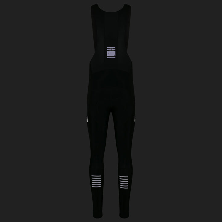 Rapha Men's Pro Team Winter Tights with Pad II (Black/Black) - Dragonspine Cycling