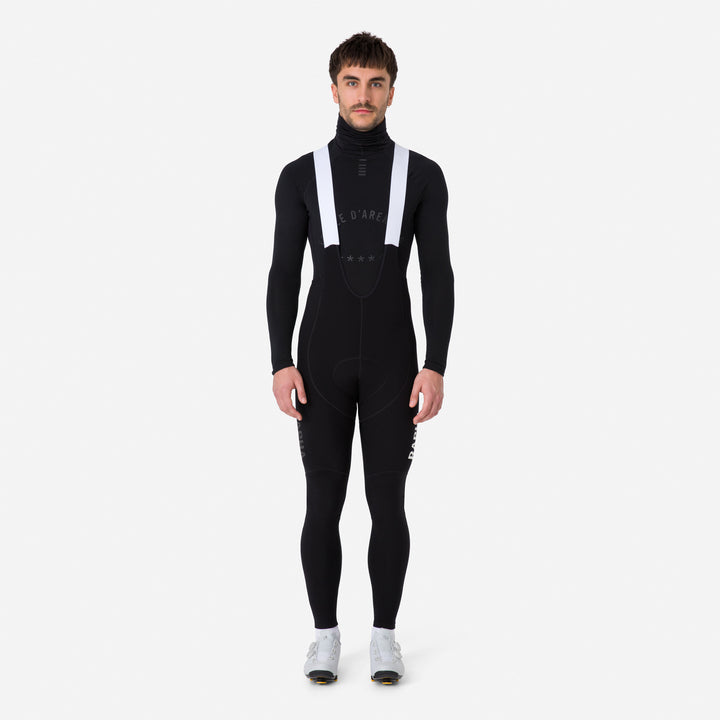 Rapha Men's Pro Team Winter Tights with Pad II (Black/White) - Dragonspine Cycling