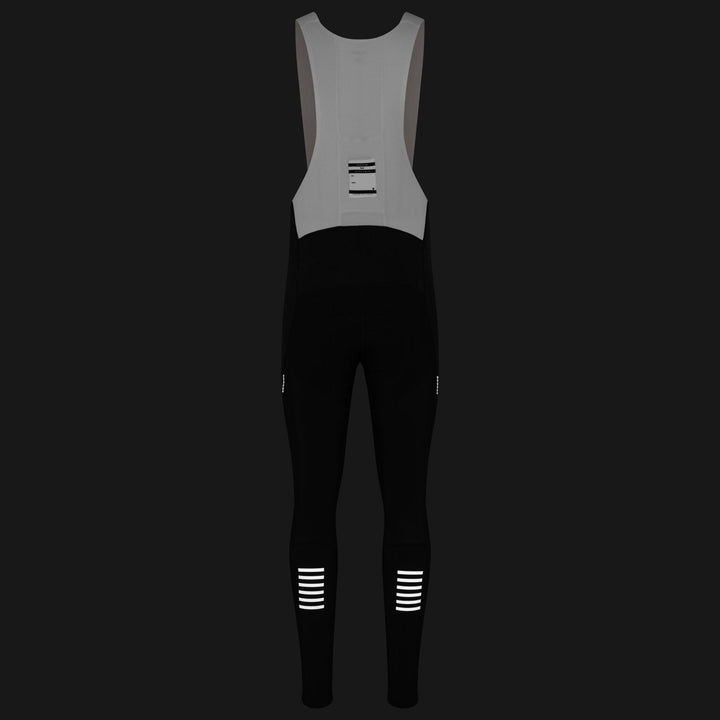 Rapha Men's Pro Team Winter Tights with Pad II (Black/White) - Dragonspine Cycling