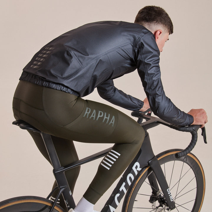 Rapha Men's Pro Team Gore-Tex LW Rain Jacket II (Black/Black) - Dragonspine Cycling