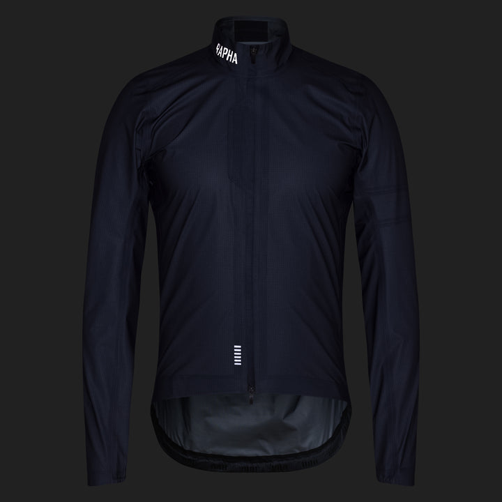 Rapha Men's Pro Team Gore-Tex LW Rain Jacket II (Black/Black) - Dragonspine Cycling