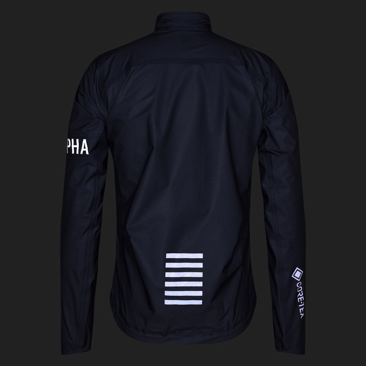 Rapha Men's Pro Team Gore-Tex LW Rain Jacket II (Black/Black) - Dragonspine Cycling