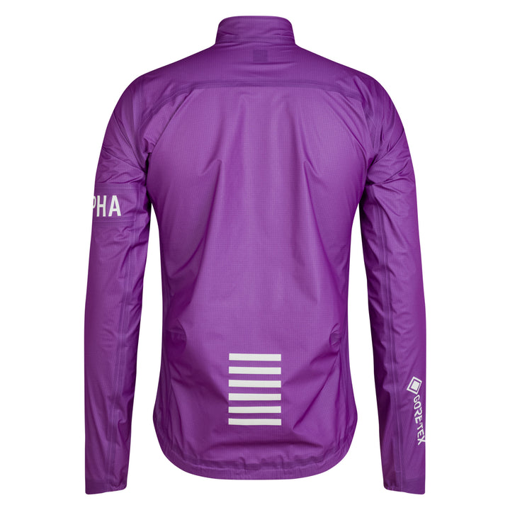 Rapha Men's Pro Team Gore-Tex LW Rain Jacket II (Deep Magenta/White) - Dragonspine Cycling