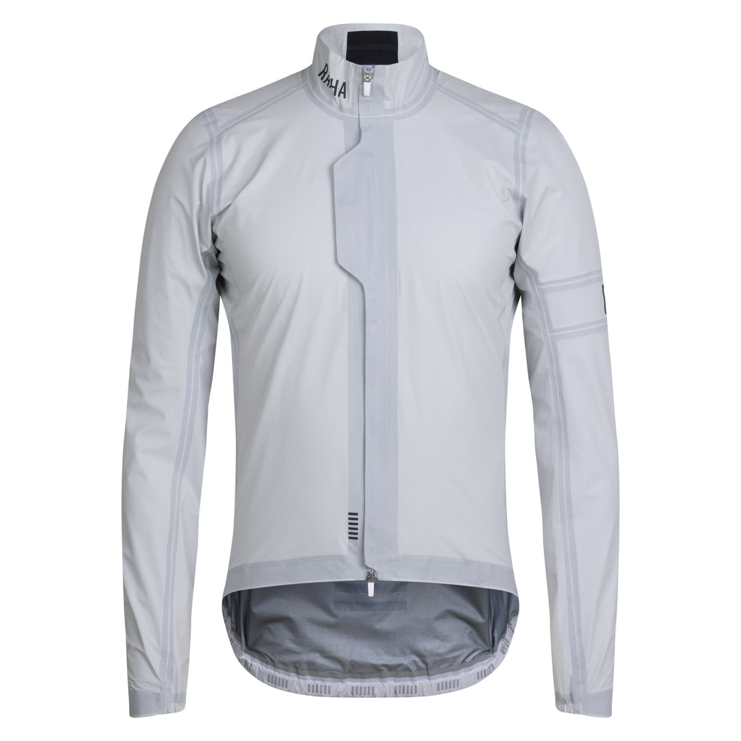 Rapha Men's Pro Team Gore-Tex LW Rain Jacket II (White/Black) - Dragonspine Cycling
