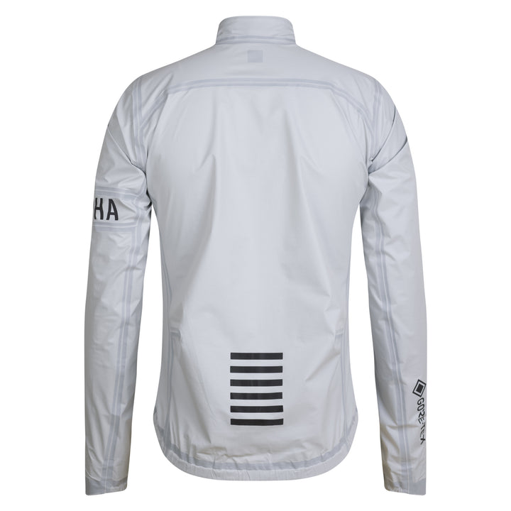 Rapha Men's Pro Team Gore-Tex LW Rain Jacket II (White/Black) - Dragonspine Cycling