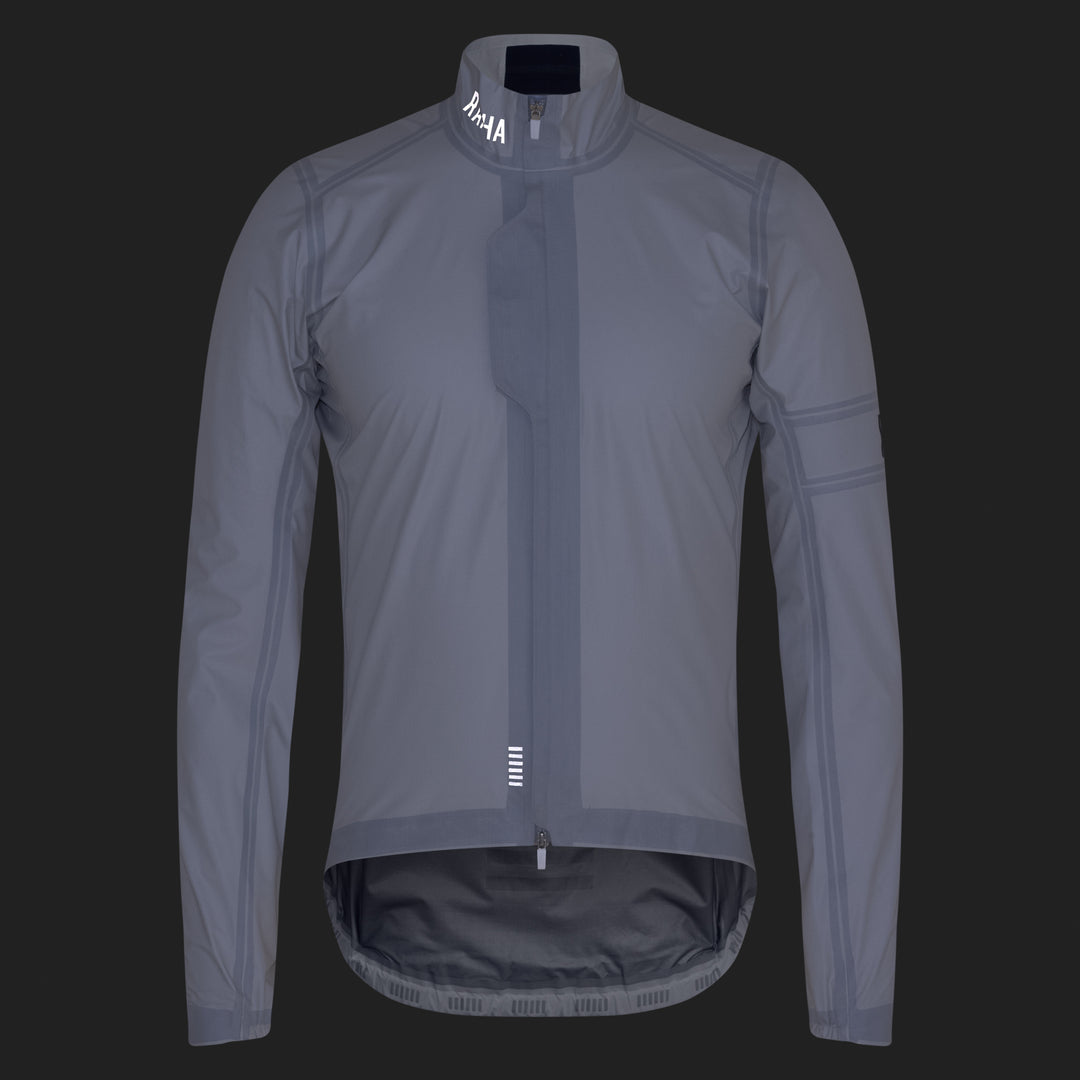 Rapha Men's Pro Team Gore-Tex LW Rain Jacket II (White/Black) - Dragonspine Cycling