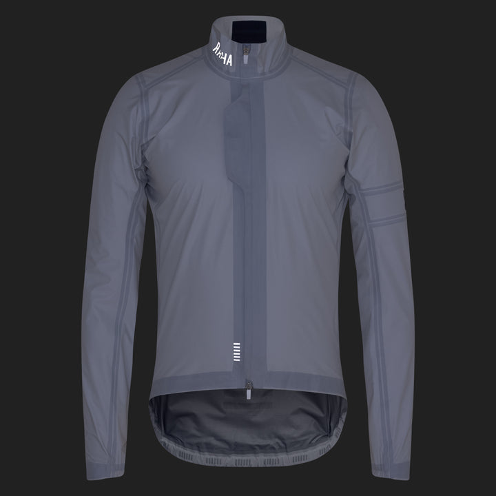 Rapha Men's Pro Team Gore-Tex LW Rain Jacket II (White/Black) - Dragonspine Cycling