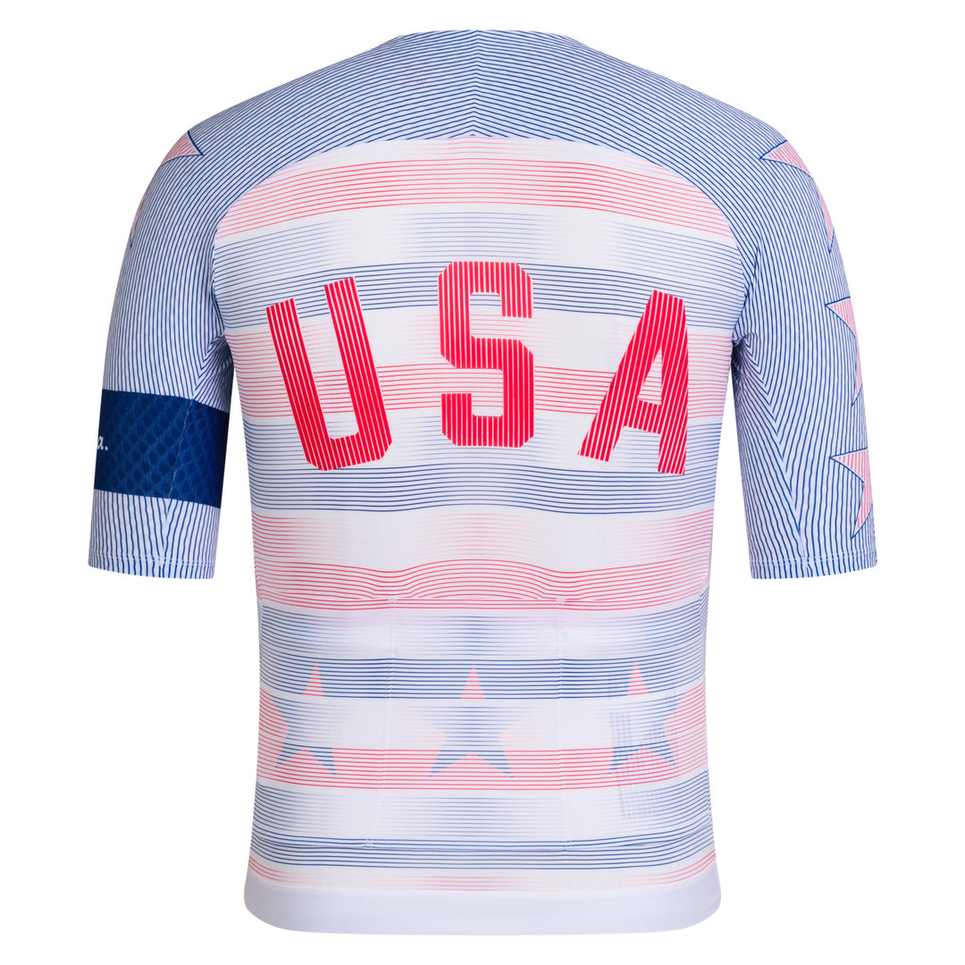 Rapha USA Men's Pro Team Aero Jersey (Multicolour) - Dragonspine Cycling