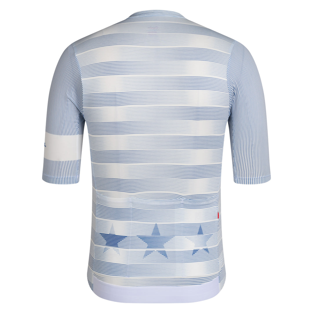 Rapha USA Men's Pro Team Rouleur Jersey (Multicolour Grey) - Dragonspine Cycling