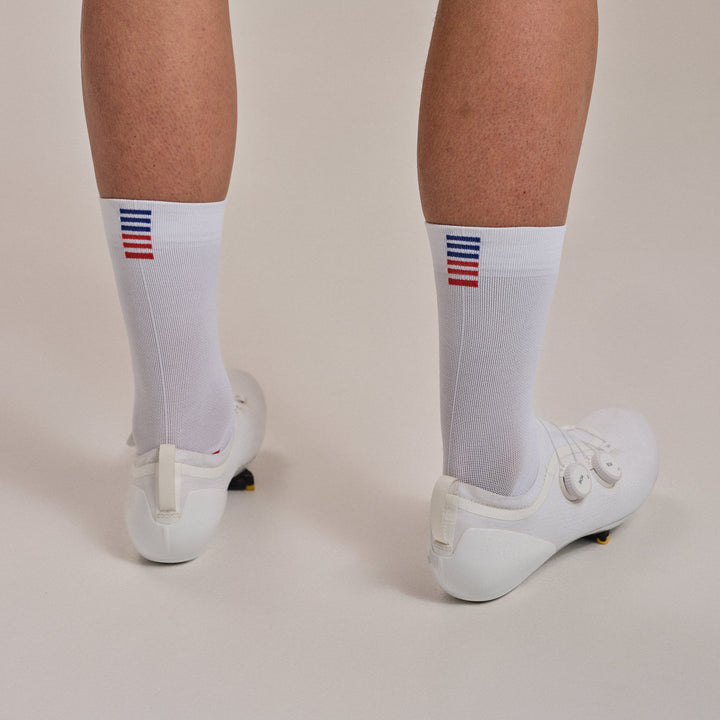 Rapha USA Pro Team Socks - Regular (White) - Dragonspine Cycling