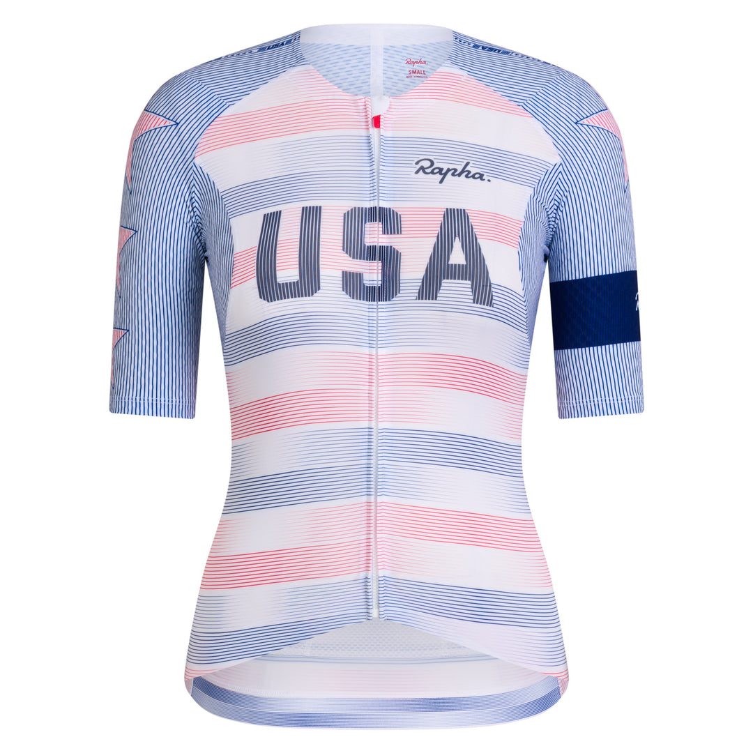 Rapha USA Women's Pro Team Aero Jersey (Multicolour) - Dragonspine Cycling