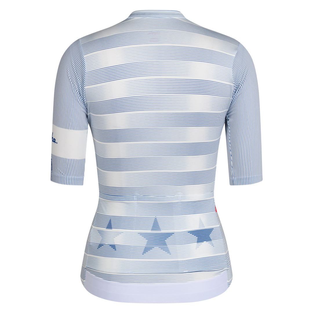 Rapha USA Women's Pro Team Rouleur Jersey (Multicolour Grey) - Dragonspine Cycling