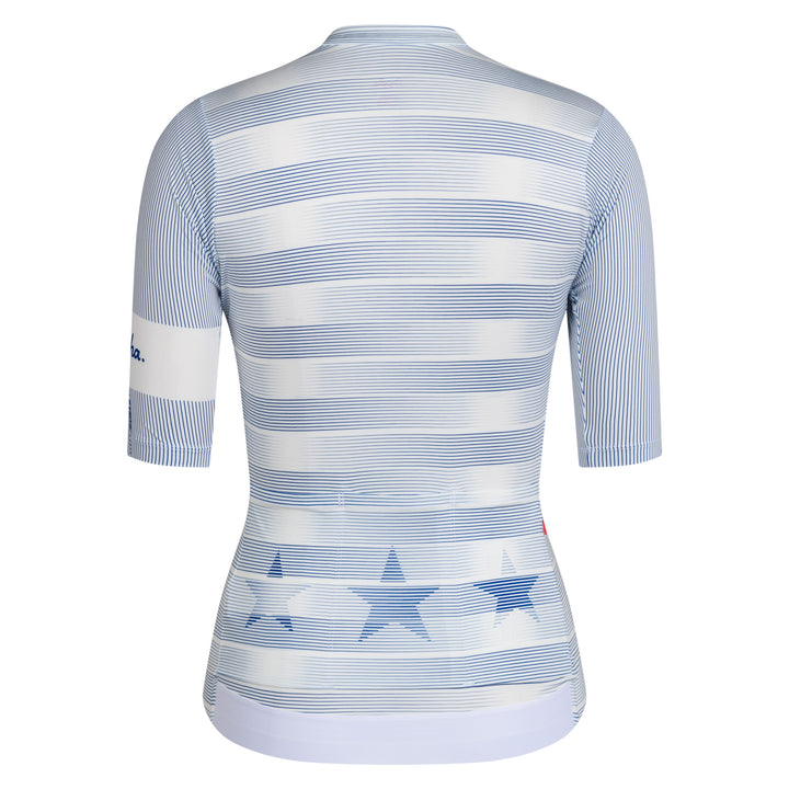 Rapha USA Women's Pro Team Rouleur Jersey (Multicolour Grey) - Dragonspine Cycling