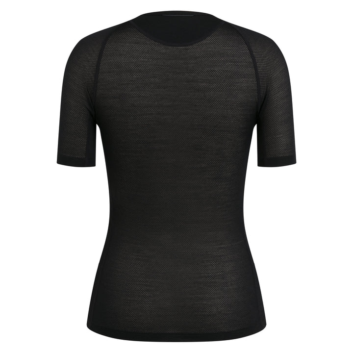 Rapha Women's Merino Lightweight Base Layer - Short Sleeve (Black/Black) - Dragonspine Cycling