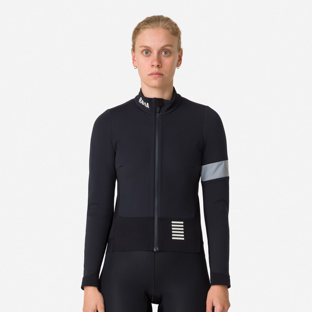 Rapha Women's Pro Team Winter Jacket (Black/White) - Dragonspine Cycling