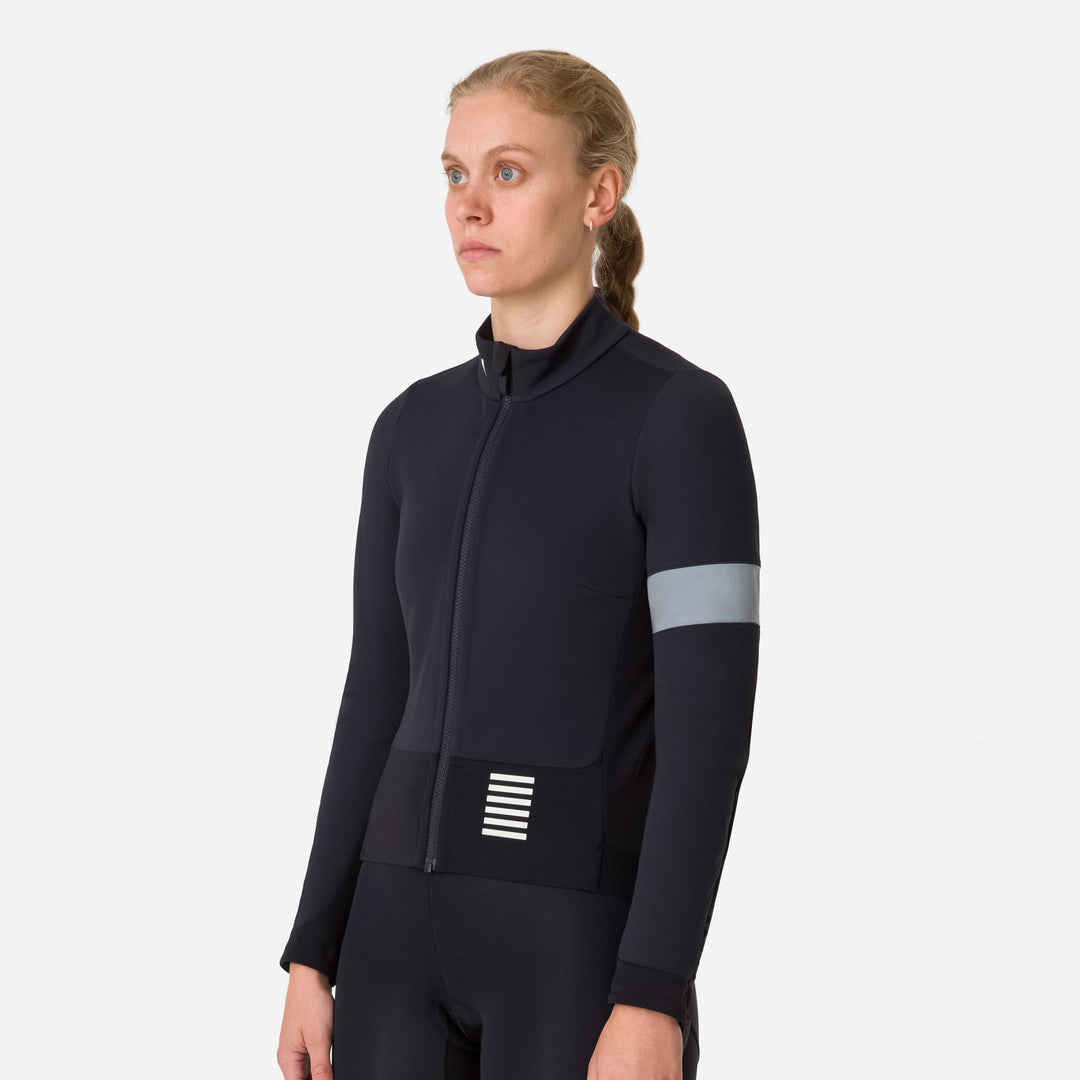 Rapha Women's Pro Team Winter Jacket (Black/White) - Dragonspine Cycling