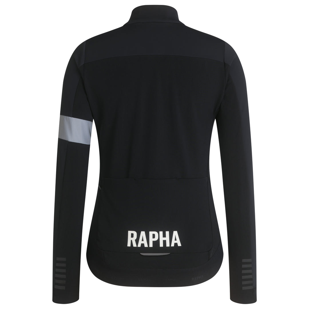 Rapha Women's Pro Team Winter Jacket (Black/White) - Dragonspine Cycling