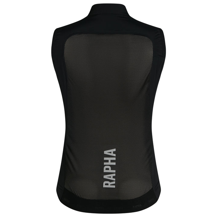 Rapha Women's Pro Team Lightweight Gilet (Black/Silver) - Dragonspine Cycling