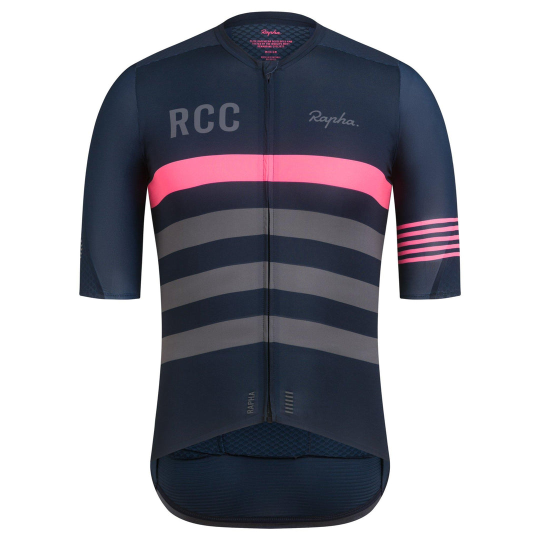 Rapha Men's RCC Pro Team Aero Jersey (Dark Navy) - Dragonspine Cycling
