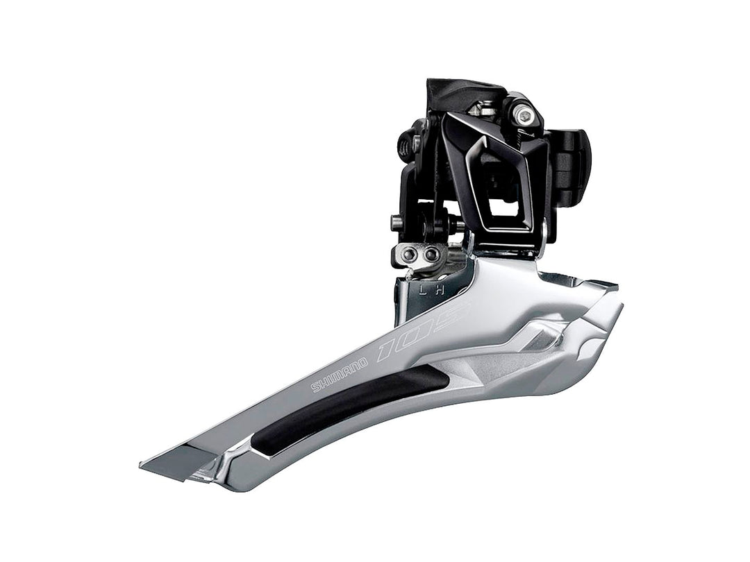 Front Derailleurs and Parts Shimano Shimano 105 FD-R7000-BLL Front Derailleur - 11-Speed Double 34.9mm Clamp Band Down-Swing BLK Dark Slate Gray