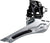 Front Derailleurs and Parts Shimano Shimano 105 FD-R7000-FL Front Derailleur - 11-Speed Double Braze-On Down-Swing BLK Dark Slate Gray