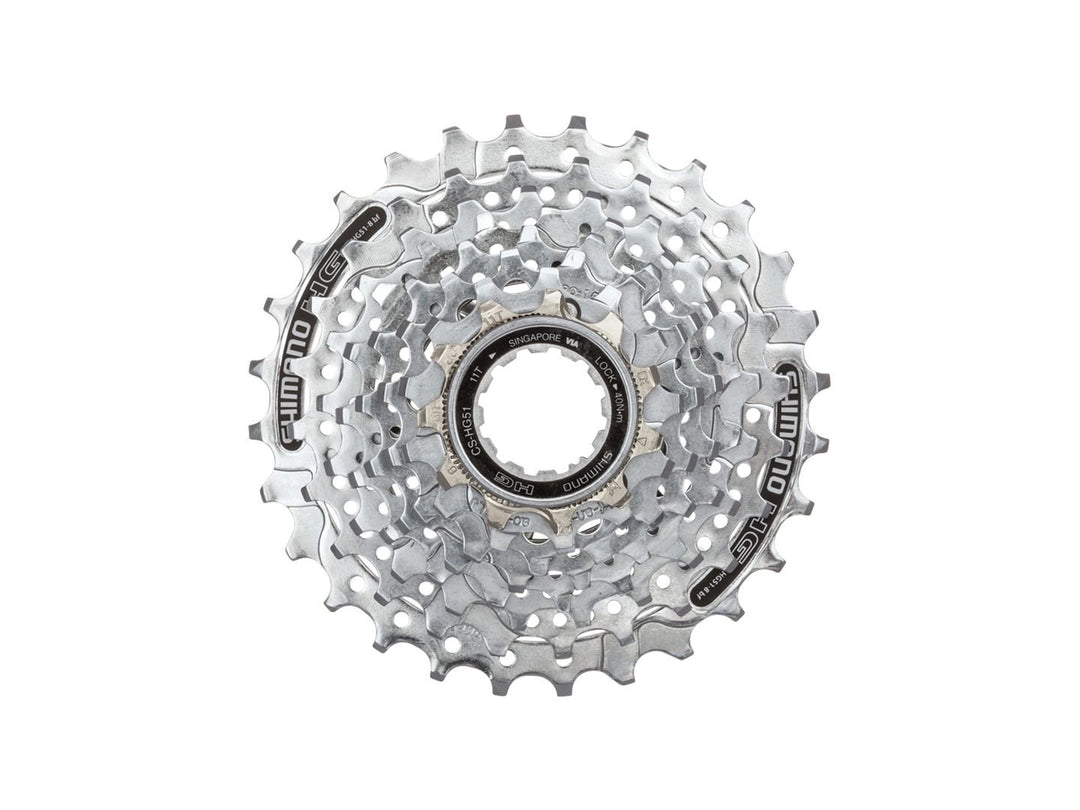 Cassettes and Cogs Shimano Shimano Alivio CS-HG51 Cassette - 8 Speed 11-32t Silver Gray