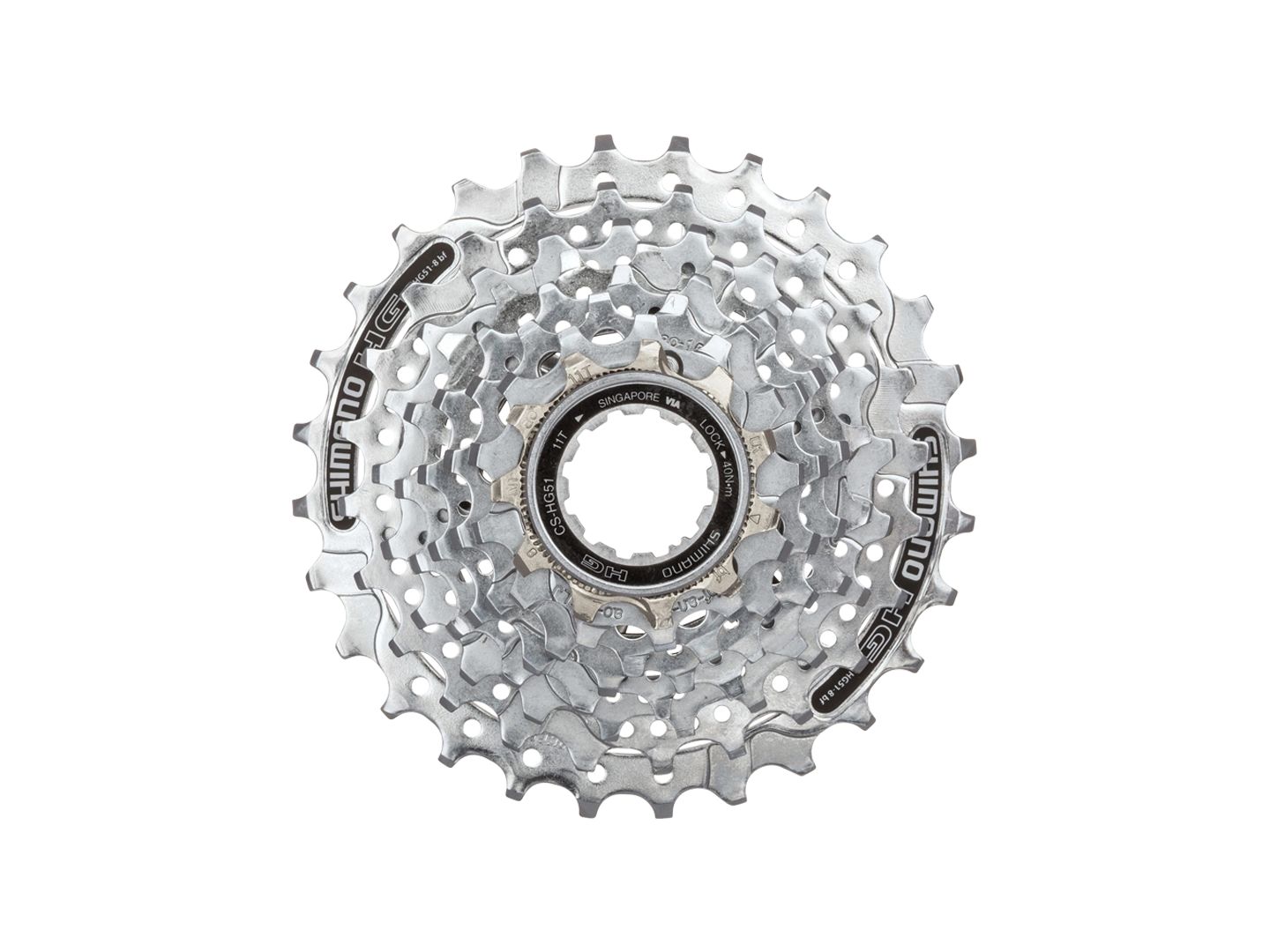 Shimano Alivio CS-HG51 Cassette - 8 Speed 11-32t Silver