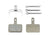 Disc Brake Pads Shimano Shimano B05S-RX Disc Brake Pad Spring - Resin Compound Stainless Steel Back Plate Dark Gray
