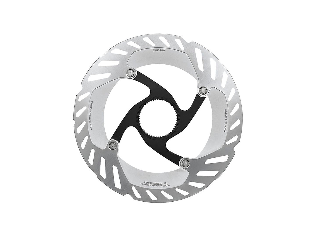 Disc Rotor Shimano Shimano GRX RT-CL800 S Disc Brake Rotor Lockring - 140mm CenterLock Silver Gray