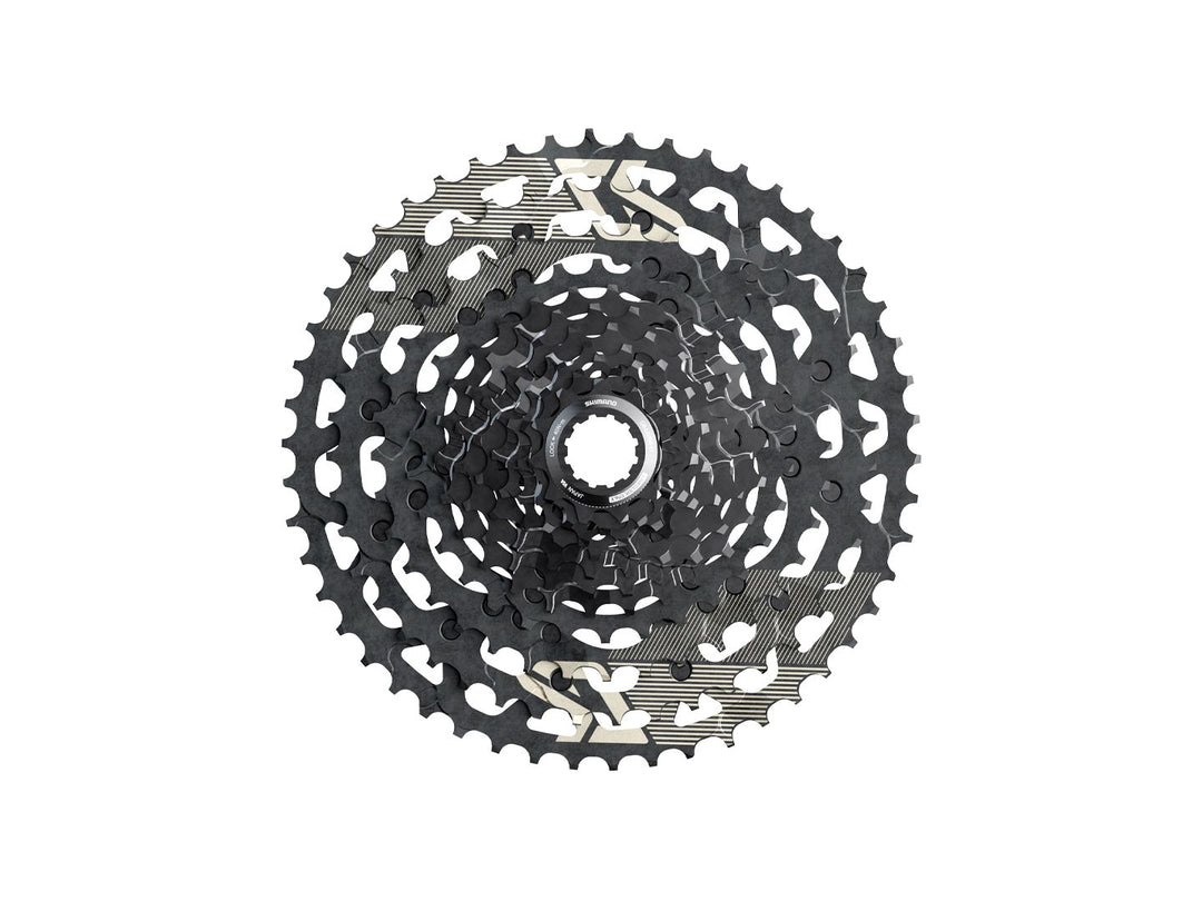 Cassettes and Cogs Shimano Shimano CUES  CS-LG700-11 Cassette - 11-Speed 11-45t LINKGLIDE Black Dark Slate Gray