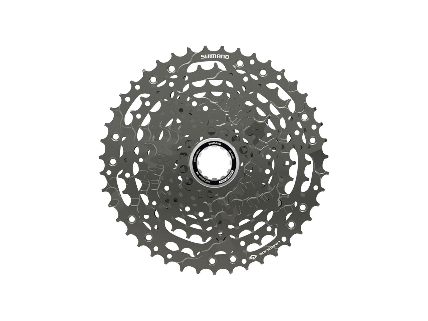 Shimano CUES  CS-LG400-10 Cassette - 10-Speed 11-39t LINKGLIDE Black