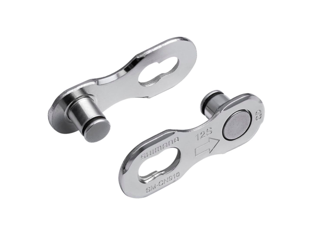 Chain Links and Pins Shimano Shimano SM-CN910-12 Quick-Link - 12-Speed 2 Pairs Gray