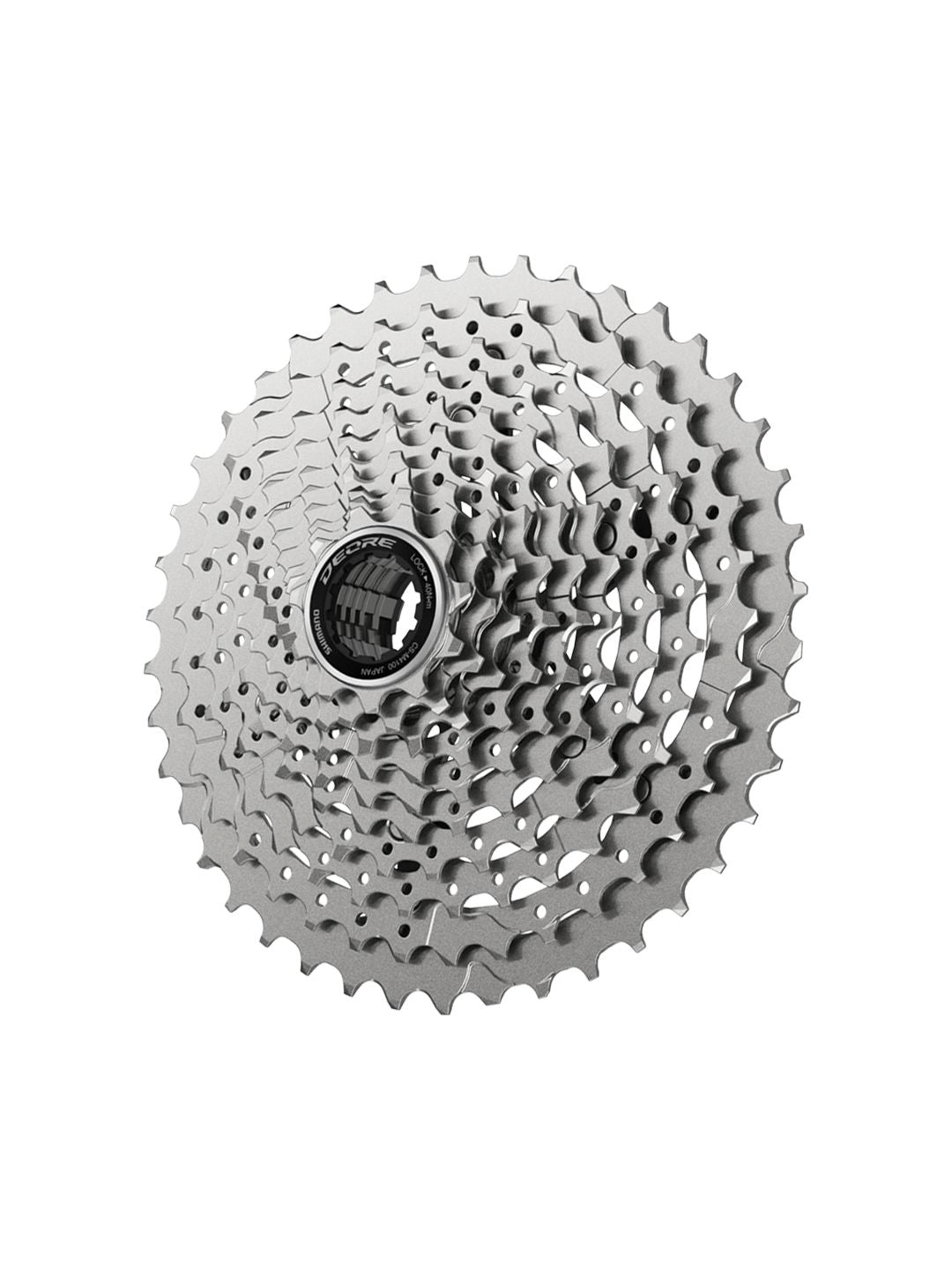 Cassettes and Cogs Shimano Shimano Deore CS-M4100-10 Cassette - 10-Speed 11-42t Silver Gray