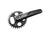 Cranksets and Arms Shimano Shimano Deore FC-M6100-1 Crankset - 170mm 12-Speed 32t Black Dark Slate Gray
