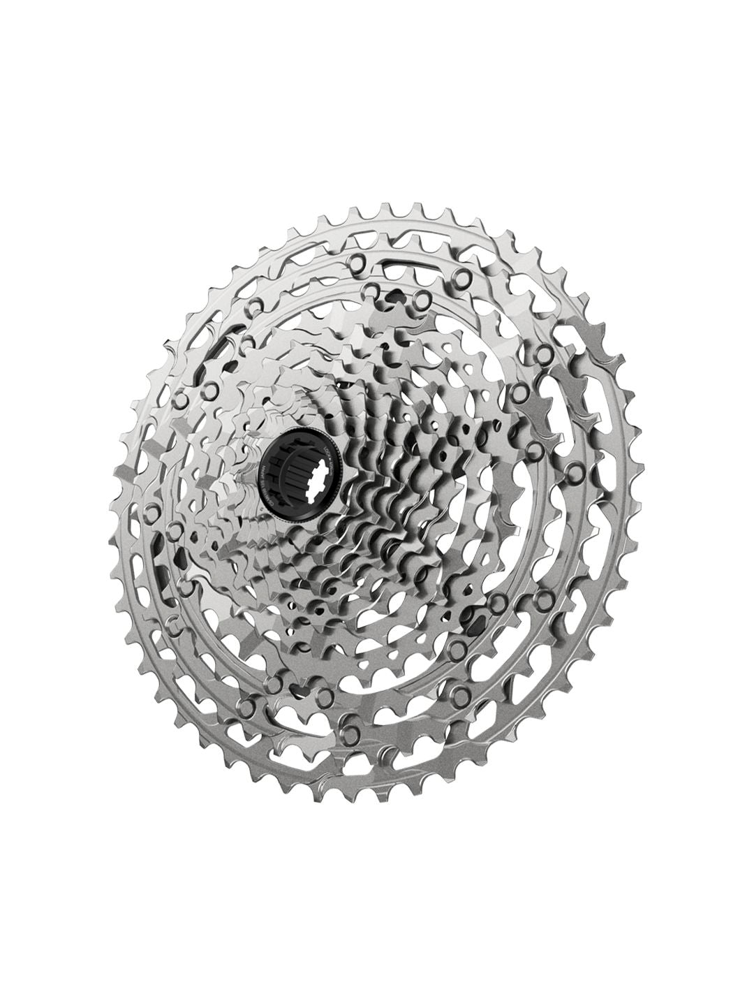 Cassettes and Cogs Shimano Shimano Deore CS-M6100-12 Cassette - 12-Speed 10-51t Silver For Hyperglide+ Gray