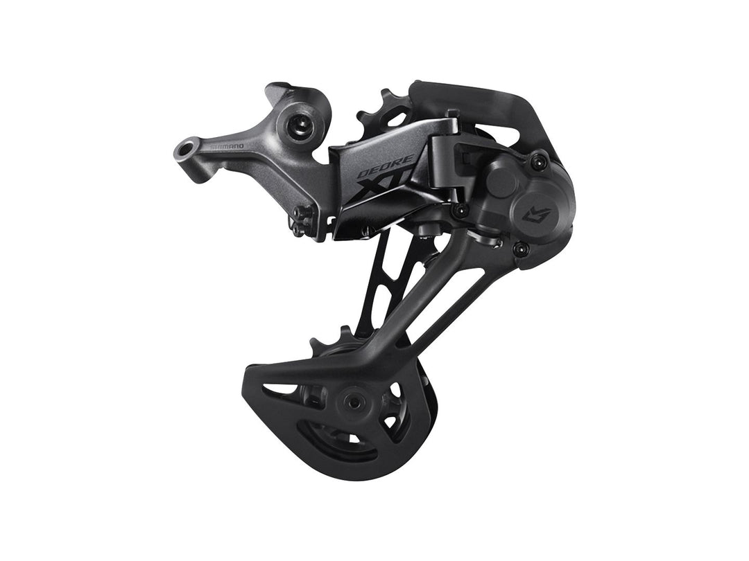 Rear Derailleurs Shimano Shimano Deore XT RD-M8130-SGS Rear Derailleur - 11-Speed Long Cage Black Dark Slate Gray