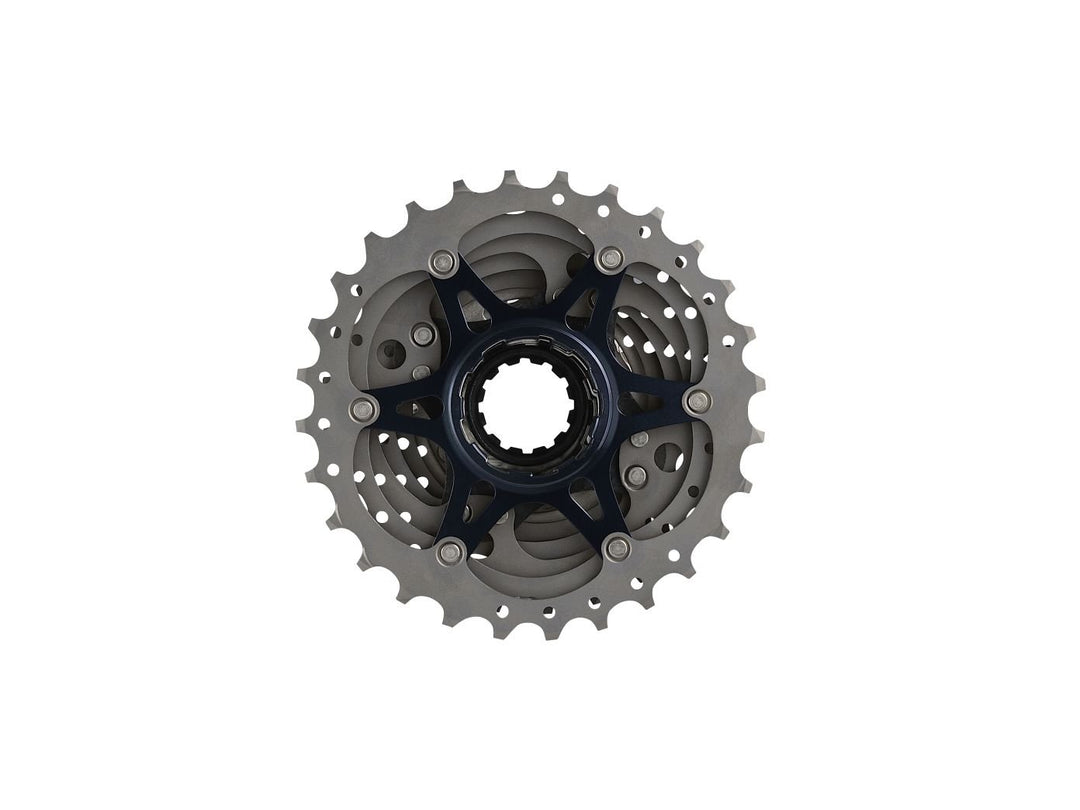 Cassettes and Cogs Shimano Shimano Dura Ace CS-R9100 Cassette - 11 Speed 11-30t Silver/Gray Dark Slate Gray