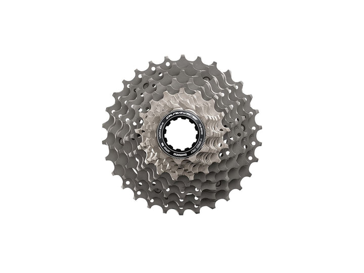 Cassettes and Cogs Shimano Shimano Dura Ace CS-R9100 Cassette - 11 Speed 11-30t Silver/Gray Dim Gray