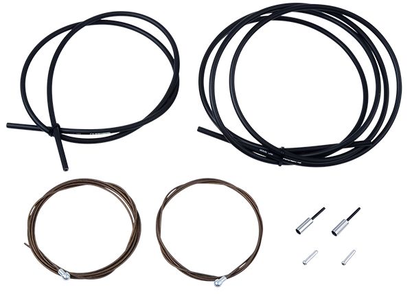 Cables and Housing Shimano Shimano Dura-Ace BC-9000 Polymer-Coated Brake Cable Set Black Lavender