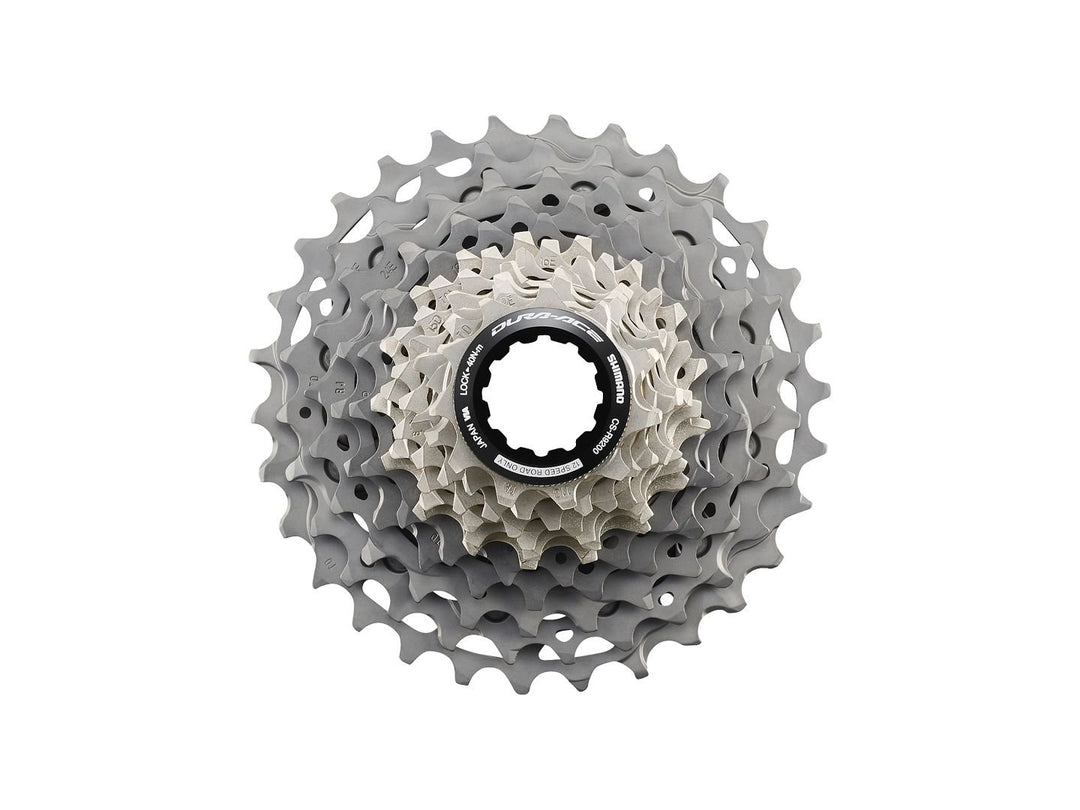 Cassettes and Cogs Shimano Shimano Dura-Ace CS-R9200 Cassette - 12-Speed 11-34t Gray Light Slate Gray