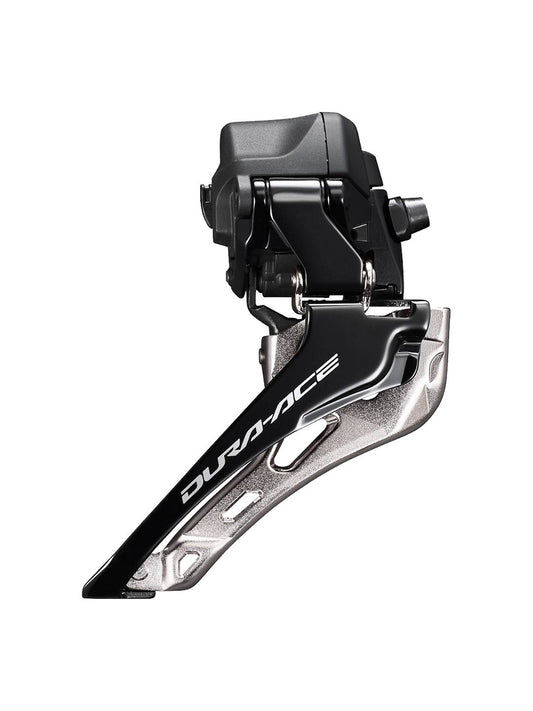 Shimano Dura-Ace FD-R9250 Di2 Front Derailleur - 2x12-Speed Braze-on Down Swing For 50-55t Max BLK/Silver