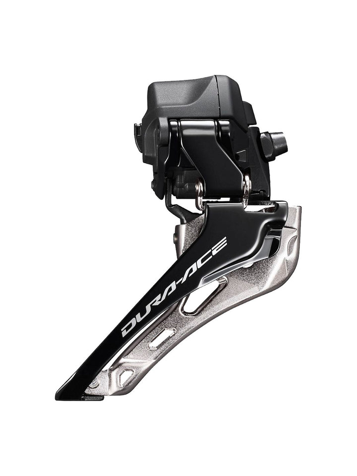 Front Derailleurs and Parts Shimano Shimano Dura-Ace FD-R9250 Di2 Front Derailleur - 2x12-Speed Braze-on Down Swing For 50-55t Max BLK/Silver Light Gray