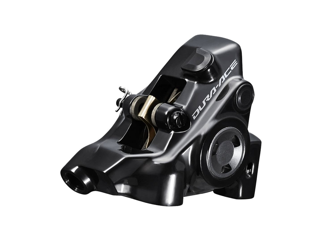 Disc Brake Calipers Shimano Shimano Dura-Ace BR-R9270 Hydraulic Disc Brake Caliper - Rear Flat Mount Resin Brake Pads Dark Slate Gray