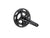 Cranksets and Arms Shimano Shimano GRX FC-RX600-11 Crankset - 172.5mm 11-Speed 46/30t 110/80 BCD Hollowtech II Spindle Interface BLK Dark Slate Gray
