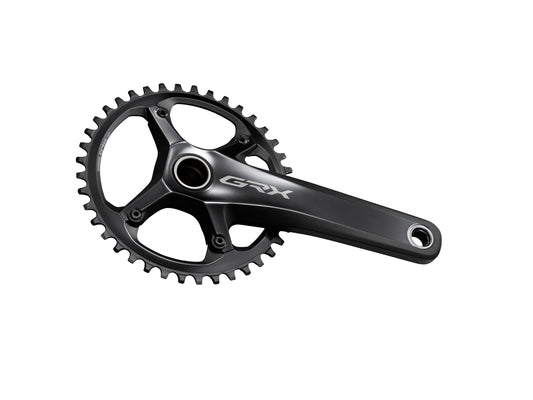 Shimano GRX FC-RX810-1 Crankset - 175mm 11-Speed 40t 110 BCD Hollowtech II Spindle Interface BLK