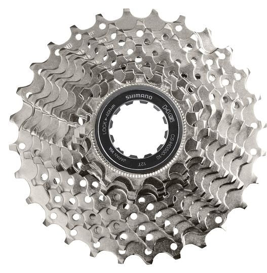 Cassettes and Cogs Shimano Shimano CS-HG500 Cassette - 10-Speed 11-34t Silver Dark Gray