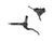 Disc Brake & Lever Shimano Shimano Altus BL-MT201/BR-UR300 Disc Brake Lever - Rear Hydraulic Flat Mount Resin Pads BLK Dark Slate Gray