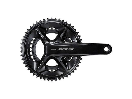 Shimano 105 FC-R7100 Crankset - 170mm 12-Speed 50/34t 110 Asymmetric BCD Hollowtech II Spindle Interface BLK