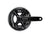 Cranksets and Arms Shimano Shimano 105 FC-R7100 Crankset - 175mm 12-Speed 50/34t 110 Asymmetric BCD Hollowtech II Spindle Interface BLK Black